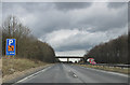 Wooded area by the A64