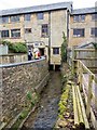 The Cam emerges from under The Old Silk Mill