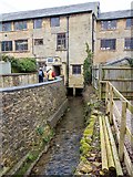 SP1438 : The Cam emerges from under The Old Silk Mill by David P Howard