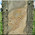 SP0891 : Erosion of a headstone, Witton Cemetery by Robin Stott