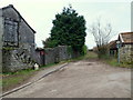 Farm track and footpath