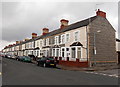 Long row of houses, Pyke Street, Barry