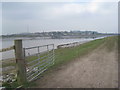 Combwich from the east bank of the River Parrett