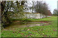 Pond outside Blenheim Park estate