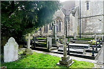 SP4414 : Bladon churchyard by Graham Horn