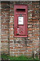 Benchmark and letter box, Foxcombe Lane