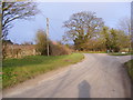 TM4069 : Westleton Road & the footpath to the A12 Main Road by Geographer