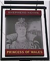 Princess of Wales Pub Sign, Margate