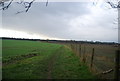 Footpath across farmland