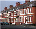 Crewe - terraces on Catherine Street