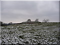 Approaching Penrhos Castle motte