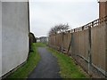 Public footpath to Whitefield Road