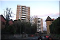 Towerblocks by Portsmouth Rd