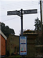 TM4269 : Roadsign on Wash Road by Geographer