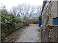 Stables and yard at Trewidden house