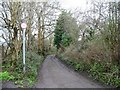 Public footpath south-east of Hollyguest Road