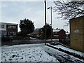 Looking from Monxton Green into Wakefords Way