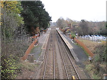 SP0980 : Yardley Wood railway station by Nigel Thompson