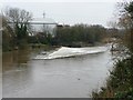 Tidal weir on the unnavigable River Avon