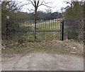 Disused gates to Langton Hall