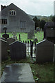 NY3307 : Grasmere: graves of William and Dorothy Wordsworth by Christopher Hilton