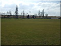 SJ7894 : Stretford Cricket Club - Ground by BatAndBall