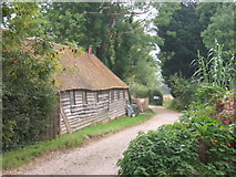 TQ8125 : Old storage barn, Great Dixter by Barbara Carr