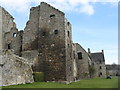 Aberdour Castle from the west