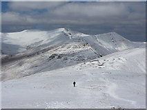 SO0319 : Lone walker in the Brecon Beacons by Gareth James