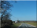 The A486 approaching Cross Inn