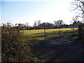 Entrance to field, Okewood Hill