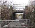 Path under the railway, Aberkenfig