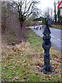 TL1398 : Sustrans millennium milepost reference MP976 by Alan Murray-Rust