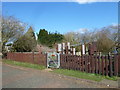 Understandably empty playarea in Deddington Rec