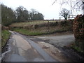 Lane above Llangibby