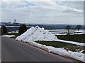 Snow Pile on Burnt Hill Lane, Oughtibridge - 2