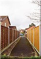 Path to Cardinal Close, Spennells, Kidderminster