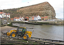 NZ7818 : Staithes harbour by Pauline E