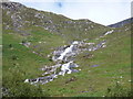 NN1669 : Glen Nevis: waterfall on south side of Ben Nevis by Chris Downer