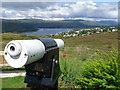 NN0972 : Fort William: telescope at Blarmachfoldach viewpoint by Chris Downer