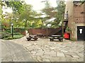 Picnic tables outside the Marsden Theatre