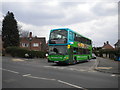 SK5342 : Bus turning onto Broxtowe Lane by Richard Vince