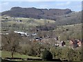 Houses and hillside south of Wirksworth