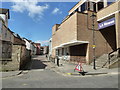 Looking from Littlegate Street into Turn Again Lane