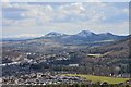 Galashiels and the Eildon Hills