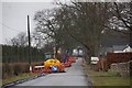 Roadworks at Strelitz, Burrelton