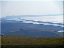 SY6379 : Chesil Beach and Lagoon from Abbotsbury Hill by Bikeboy