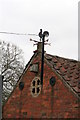 Traditional buildings in Mill Lane: date stone