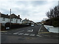 Looking from Douglas Road into Wayside Road