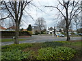 Looking from The New Church, Tuckton across Carbery Avenue to Cranleigh Road